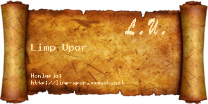 Limp Upor névjegykártya